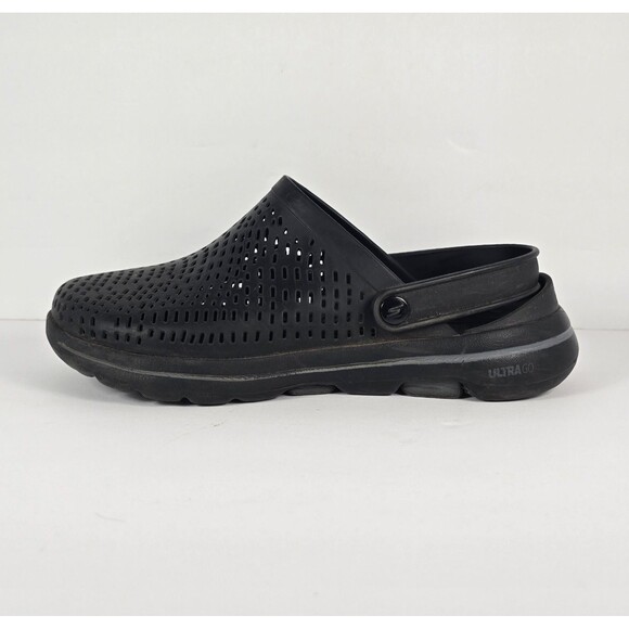 Skechers Cali Gear Ultra Go Women's Size 8 Black Comfort Shoes Sandals Clogs - Picture 2 of 9